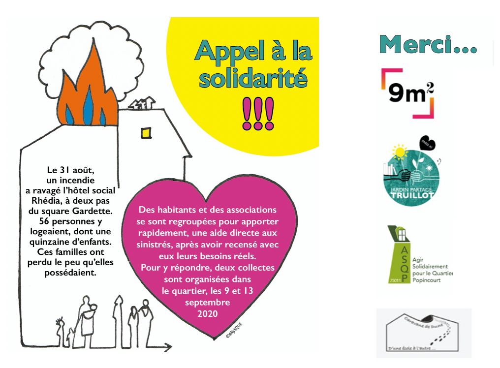 Incendie à l’hôtel social